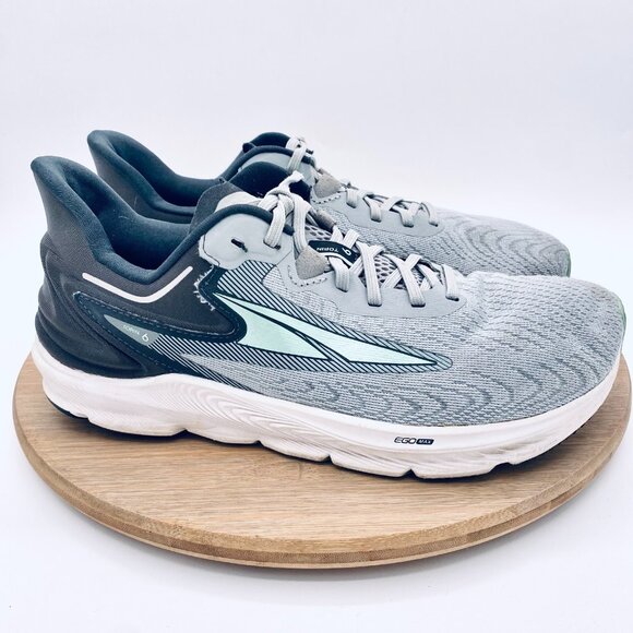 Altra Torin 6 Running Shoes Womens 10 Gray Mesh Trail Trainers Sneakers Barefoot - Picture 1 of 14
